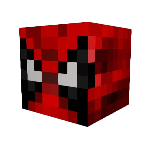 adsta11 Minecraft avatar head, 3D render
