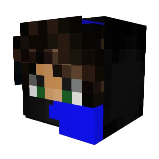 adstix60 Minecraft avatar head, 3D render