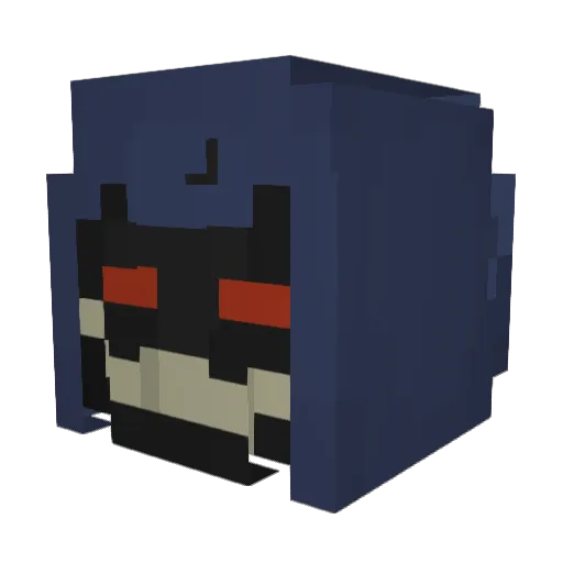 adtr Minecraft avatar head, 3D render