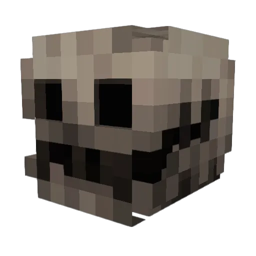 aduhm1 Minecraft avatar head, 3D render