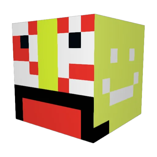 adumb2828 Minecraft avatar head, 3D render