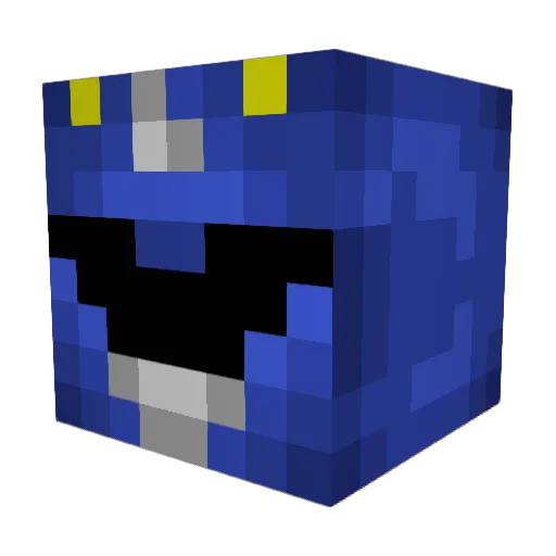 advcomp2019 Minecraft avatar head, 3D render