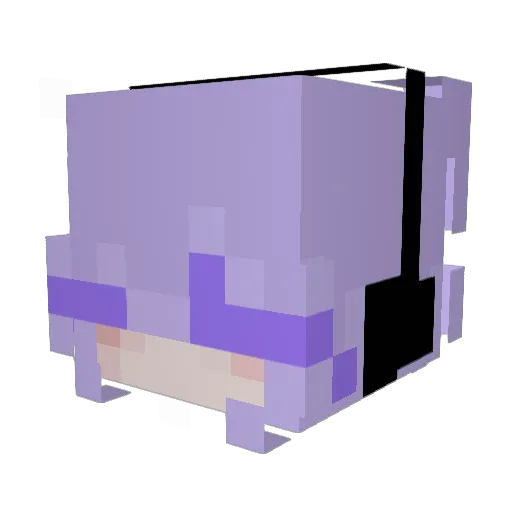 advhaau Minecraft avatar head, 3D render