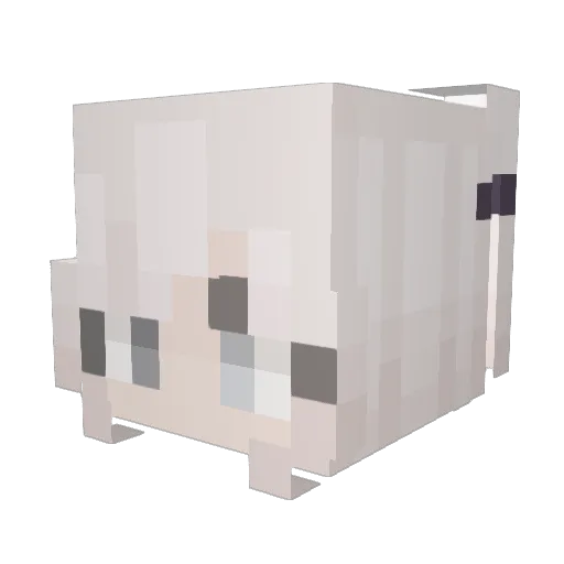 adworable Minecraft avatar head, 3D render