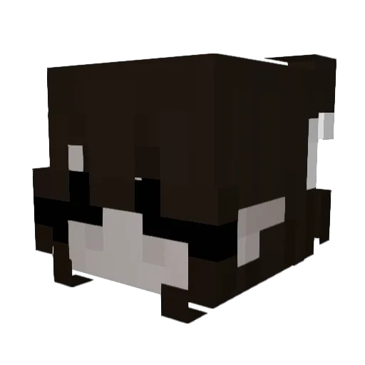 adwour Minecraft avatar head, 3D render
