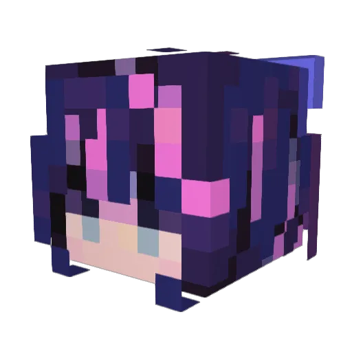 adwuttls Minecraft avatar head, 3D render