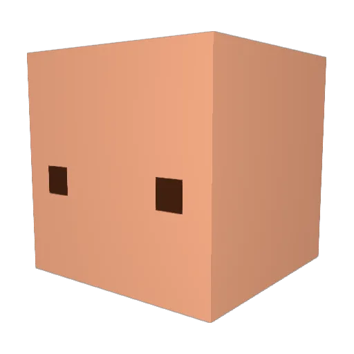 aeaeaeeaeael Minecraft avatar head, 3D render