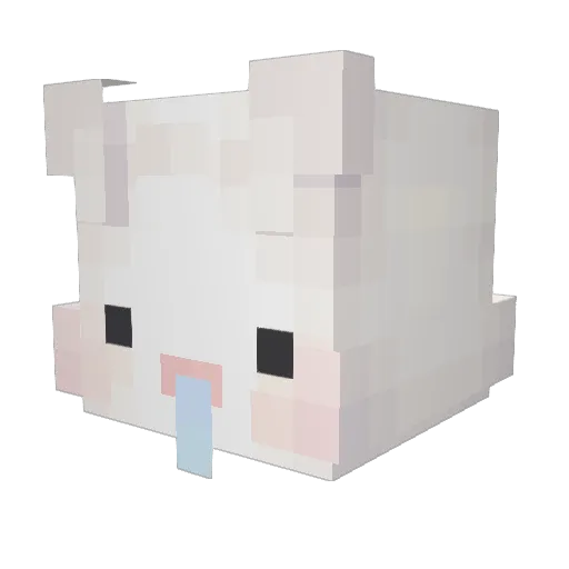 aebaeboo Minecraft avatar head, 3D render