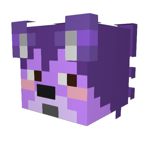 aeg29 Minecraft avatar head, 3D render