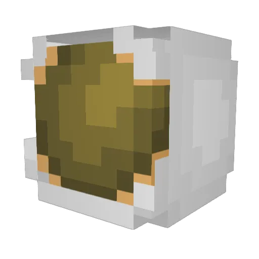aegirine Minecraft avatar head, 3D render
