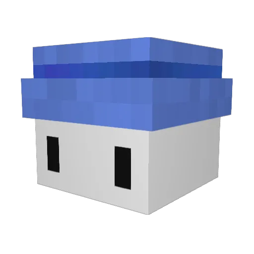aegisvaro Minecraft avatar head, 3D render