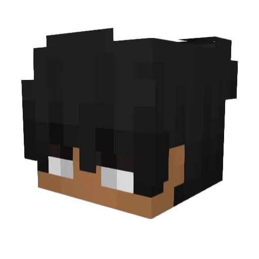 aeirun Minecraft avatar head, 3D render