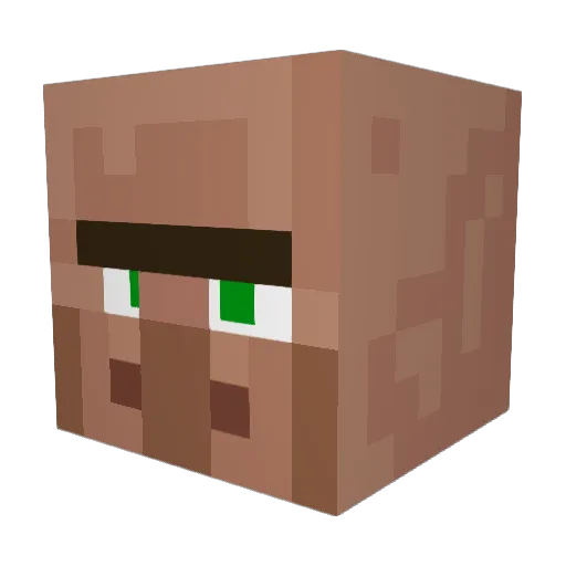 aejaidyn Minecraft avatar head, 3D render