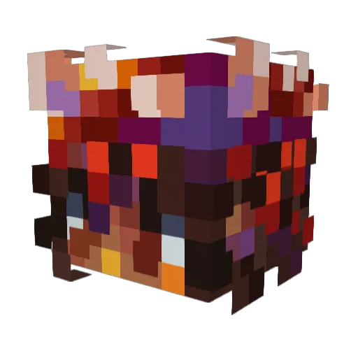 aek1320 Minecraft avatar head, 3D render