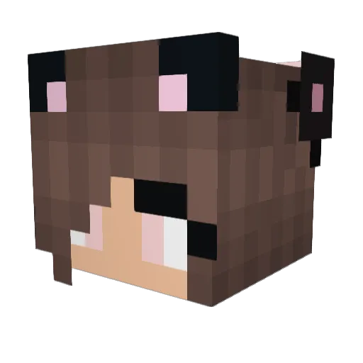 aemdreyy Minecraft avatar head, 3D render