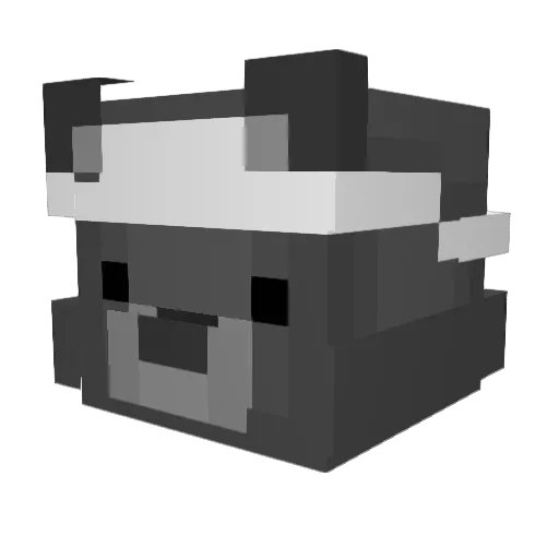 aemrez Minecraft avatar head, 3D render
