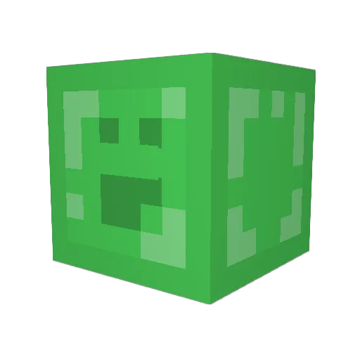 aemu_16 Minecraft avatar head, 3D render
