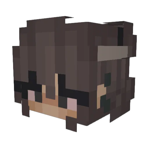 aemurdock Minecraft avatar head, 3D render