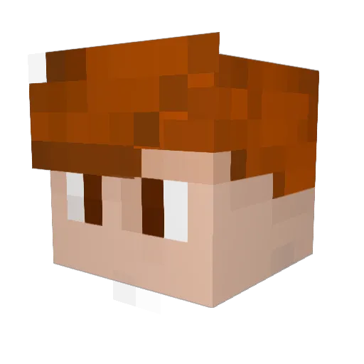 aengels Minecraft avatar head, 3D render