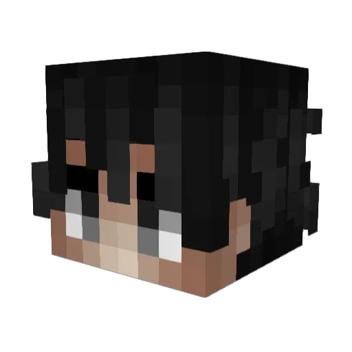 aepcz Minecraft avatar head, 3D render