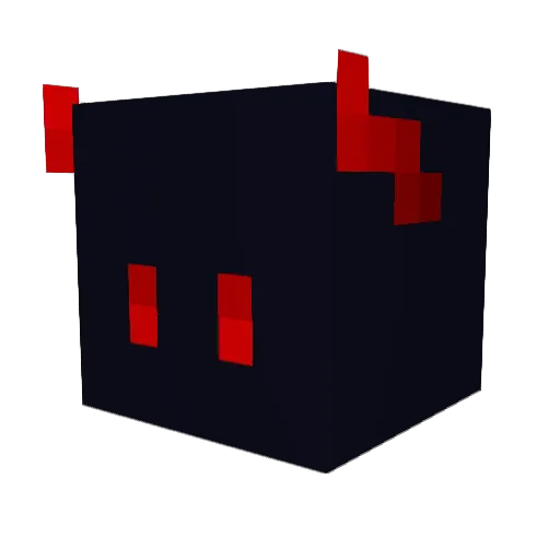 aeqia Minecraft avatar head, 3D render