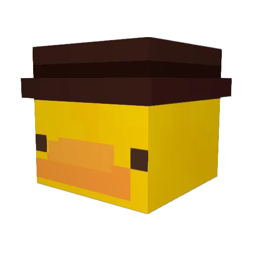 aergrththr Minecraft avatar head, 3D render