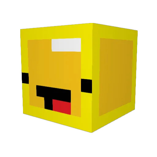 aerichan78 Minecraft avatar head, 3D render