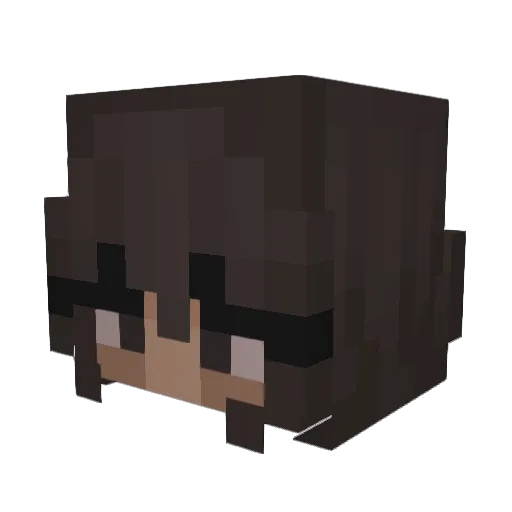 aeriyesio Minecraft avatar head, 3D render