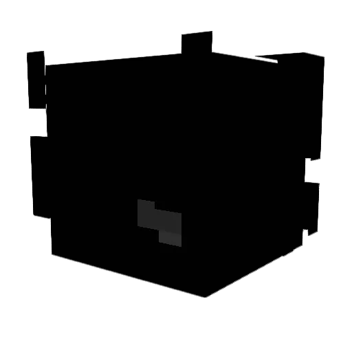aersii Minecraft avatar head, 3D render