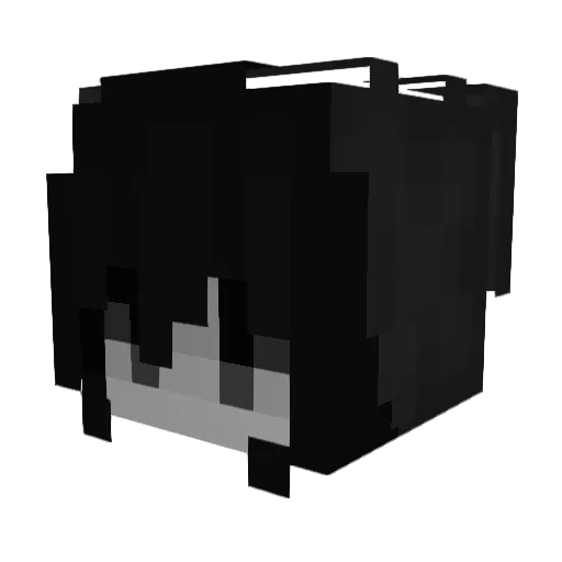 aescir Minecraft avatar head, 3D render