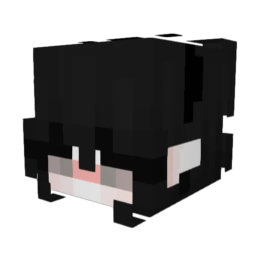 aespinq Minecraft avatar head, 3D render
