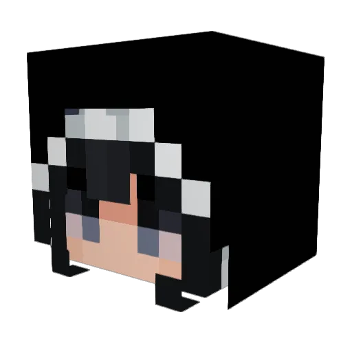 aestetic_angel__ Minecraft avatar head, 3D render