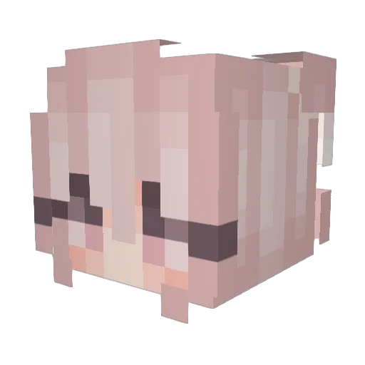 aesthsky Minecraft avatar head, 3D render