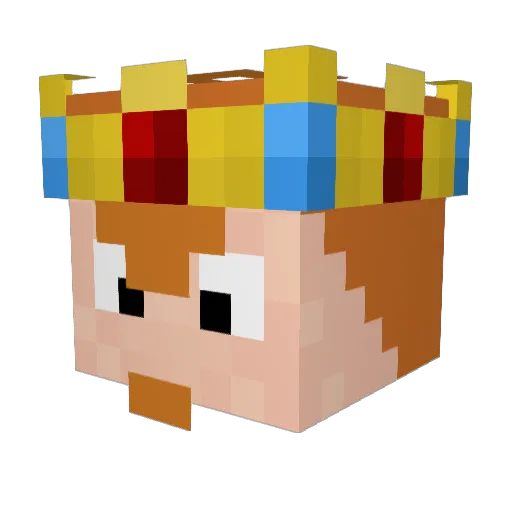 aeternam0 Minecraft avatar head, 3D render