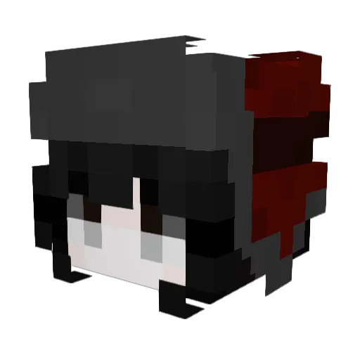 aethrog Minecraft avatar head, 3D render