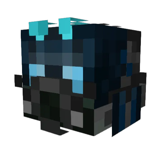 aethyslop Minecraft avatar head, 3D render