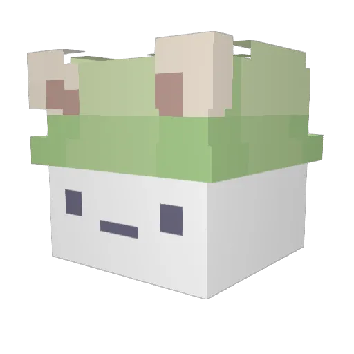 aetoserp Minecraft avatar head, 3D render