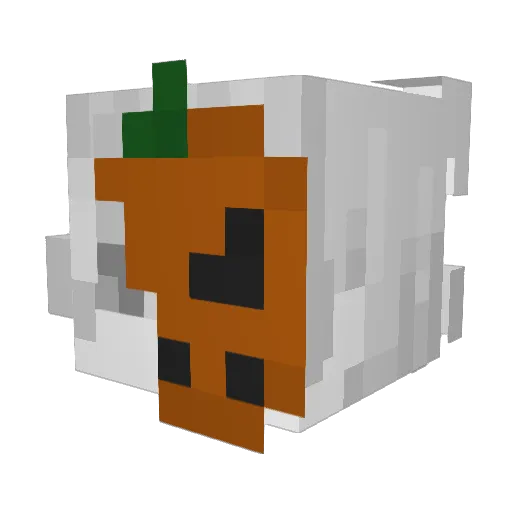 aewp Minecraft avatar head, 3D render