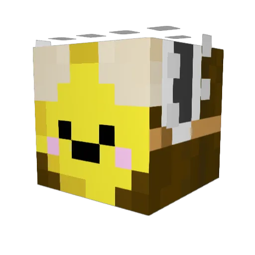 aewwez Minecraft avatar head, 3D render