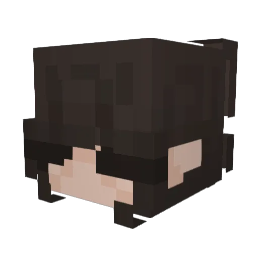 aeyea Minecraft avatar head, 3D render