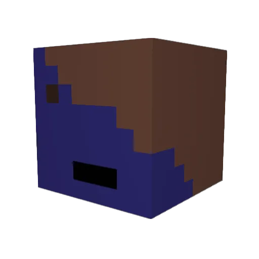 afailerguy_ Minecraft avatar head, 3D render