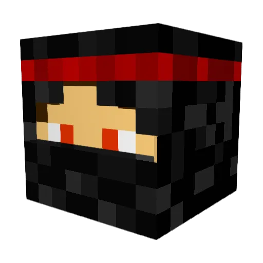affeklund Minecraft avatar head, 3D render