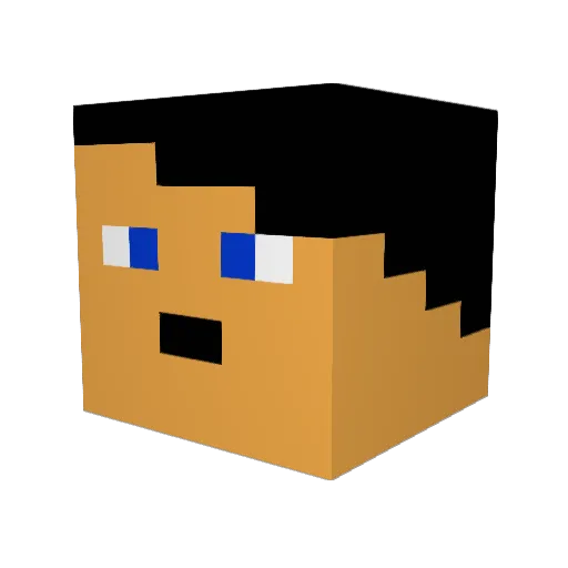 affenjimbo123 Minecraft avatar head, 3D render