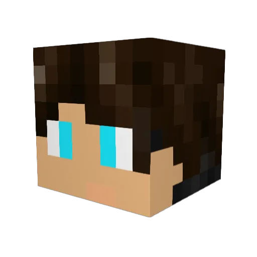 afik2003 Minecraft avatar head, 3D render