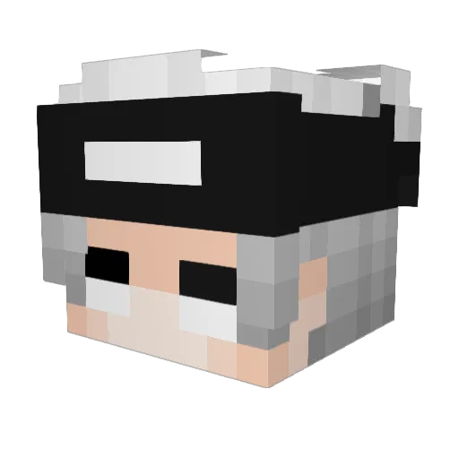 afish32 Minecraft avatar head, 3D render