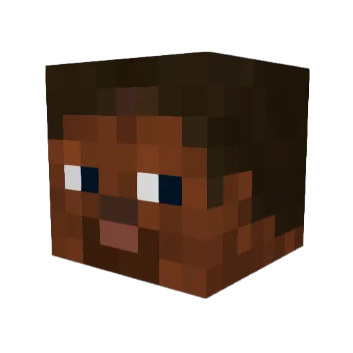 afk_sturm Minecraft avatar head, 3D render
