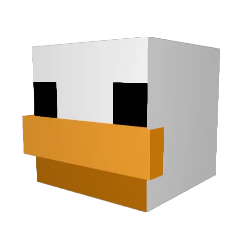 afkadomas23 Minecraft avatar head, 3D render
