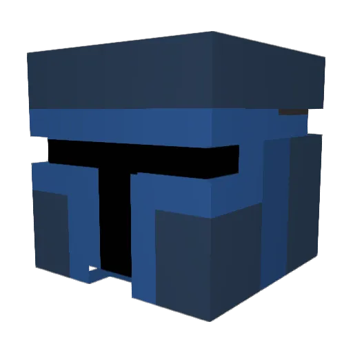 afkafk2 Minecraft avatar head, 3D render