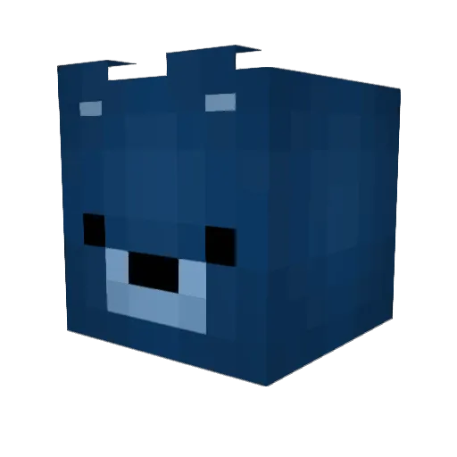 afkparty Minecraft avatar head, 3D render
