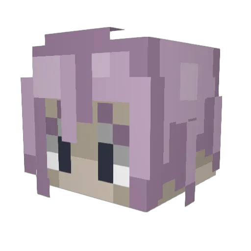 afonsildo Minecraft avatar head, 3D render